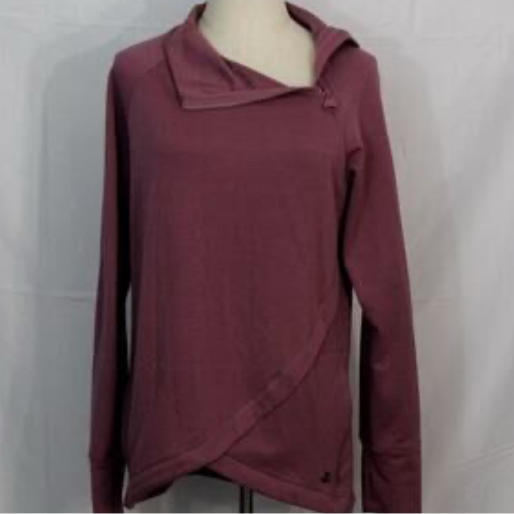 Jones New York Women's Cowl Neck Sweater - Plum